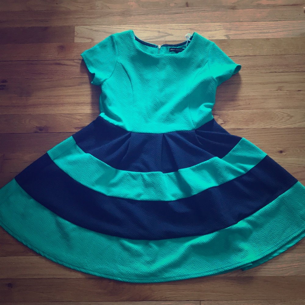 Beautiful Blue Striped Dress